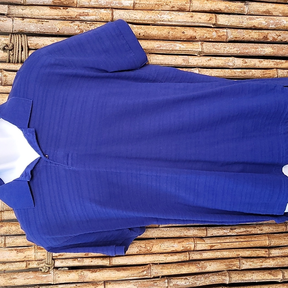 PBX Basics Men's blue polo shirt